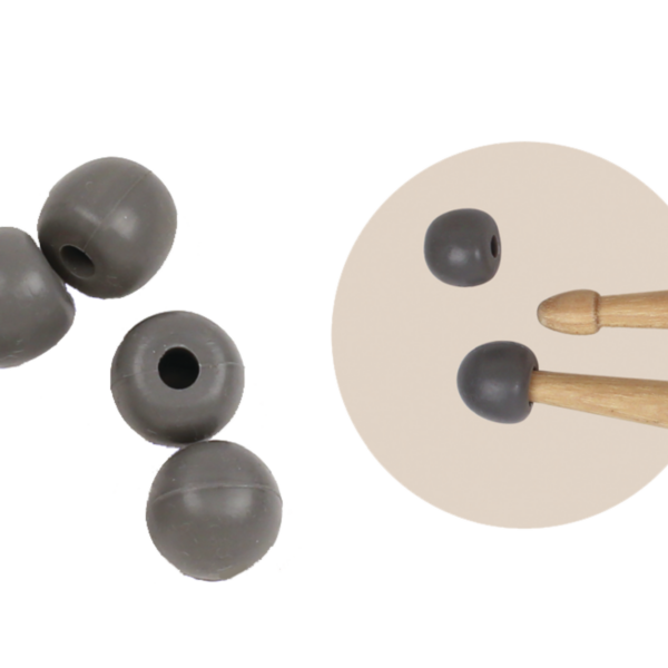 4 Stück/2 Paar Practice Tips Aufsätze einzeln und auf Stick montiert