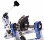 Doppel Fußpedal DFP9C von Yamaha. Linkes Pedal einstellbarer Doppelkettenantrieb
