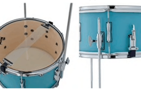 Türkise Floor Tom/Snare Kombination vom Stage Custom Hip von Yamaha