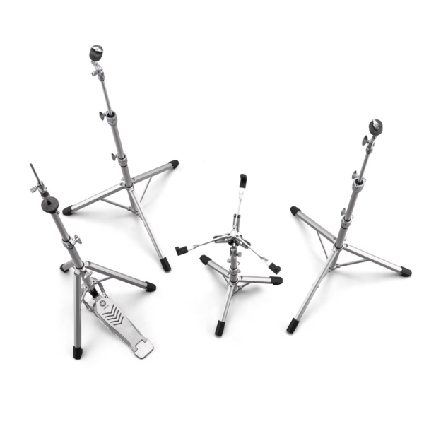 Gesamtes Hardware Set HW3 bestehend aus zwei Beckernständer, einen HiHat Stand und Snare Stand von Yamaha