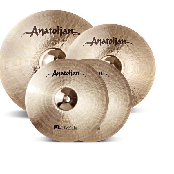 Anatolian Ultimate Set bestehend aus Ride 18", Crash 14" und Hi Hat 13"