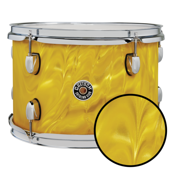 TomTom Farbbeispiel Yellow Satin Flame des Gretsch Catalina