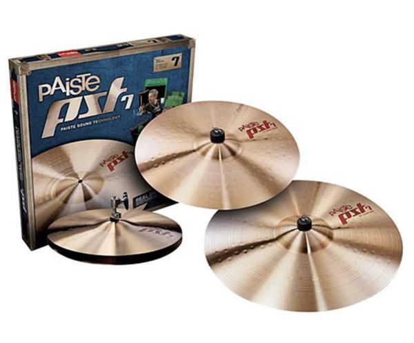 PST7 Paiste Set bestehend aus Ride, Crash und Hi Hat