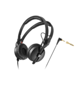 Der Sennheiser HD 25 Kopfhörer mit 3,5mm Klinke und 6,3mm Klinkenadapter