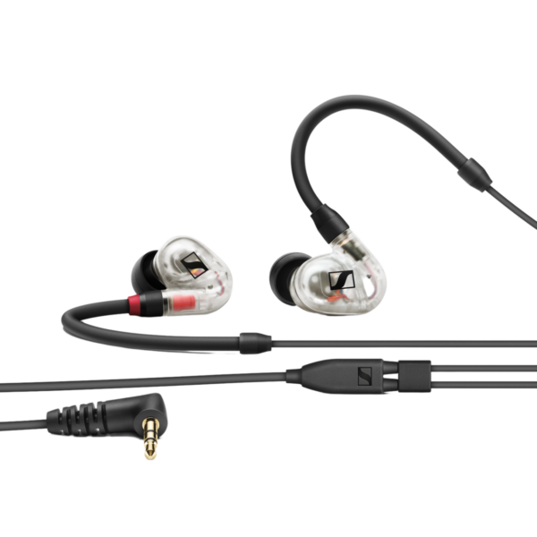 Der Sennheiser IE 100 Pro Beide Hörer, Vergoldetet 3,5mm Klincke und Kabel