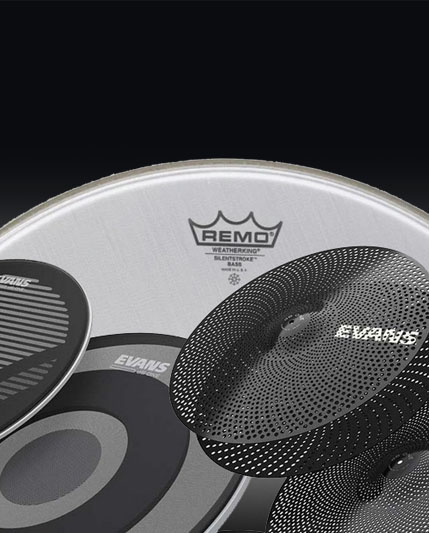 Zusammenstellung von Low Volume Produkten Meschfelle und Lowvolume Becken