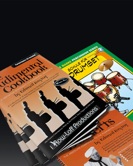 Zusammenstellung von Schlagzeuglehrbüchern