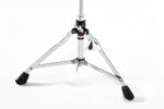 Gibraltar 5608 Drummer Hocker mit runder schwarzer Vinyl-Sitzfläche, einstrebigem Untergestell und höhenverstellbarer Konstruktion. Untereil im Focus