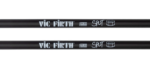 Vic Firth Signature Drumstick von Robert 'Sput' Searight schwarz lackiert Logo im Fokus