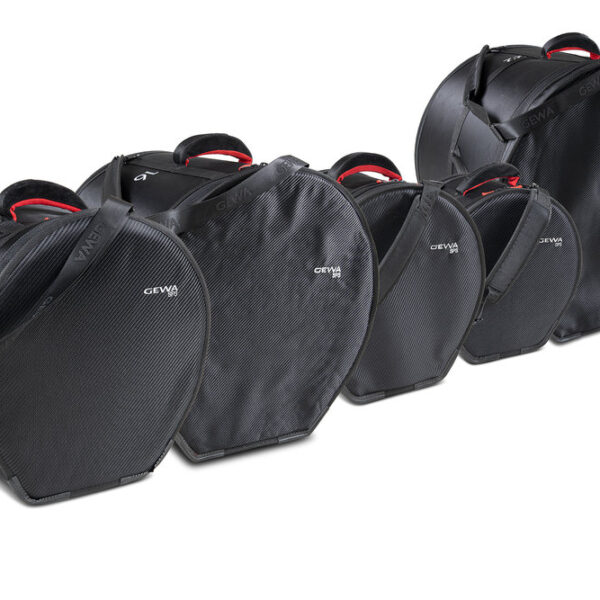 GEWA SPS Drumset Gig-Bag Set 20 10 12 14 14 in schwarz