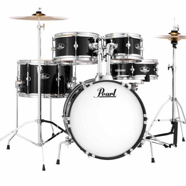 Pearl Roadshow Jr. Jet Black Schlagzeug-Komplettset für Kids