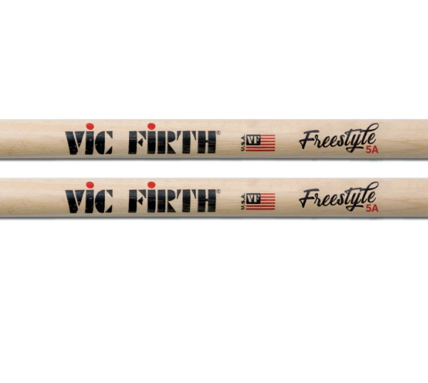 Vic Firth Concept Freestyle Drumsticks 5A Logo im Focus